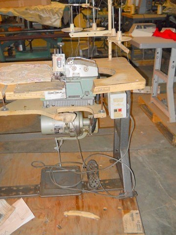Porter, 516, Serger Flanger, with Table Motor, Needle Positioner