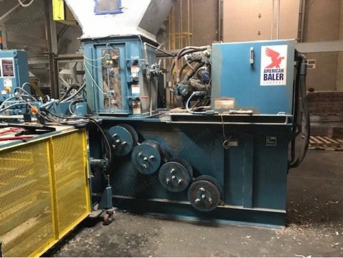 American Baler, PAC 3029-720, Horizontal Auto-Tie Baler, 20 HP, 30x29" Feed Opening, 7" Cylinder