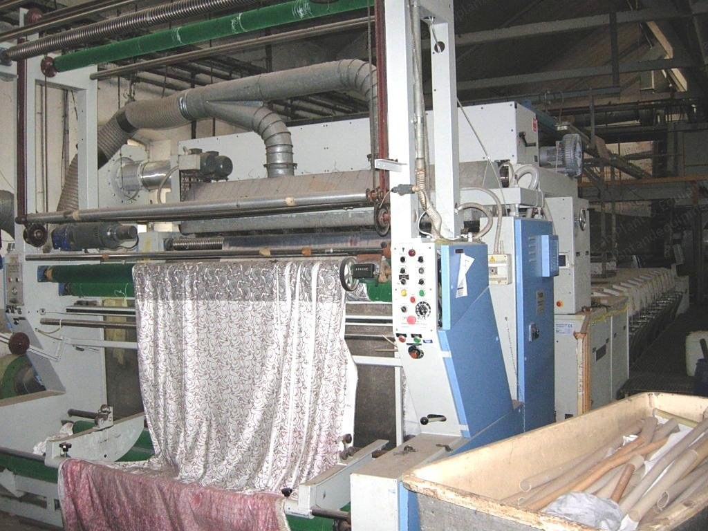 Reggiani, Unica 240/12/12, 2007, 2400mm Working Width, 12 Colors, 4 Chambers, Gas Heated