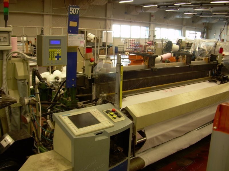 Picanol, Omni Plus, 2002, Weaving Width 2200mm, Staubli Cam Box 1761 A, 2 Color, 850 RPM