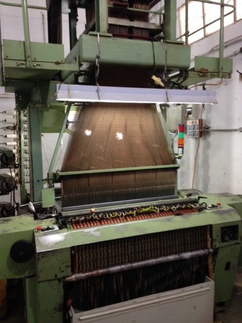 Muller, MBJ3, 1995, Label Weaving Taffeta Loom, Width 200mm, 8 Colors, 8 Weft Feeders