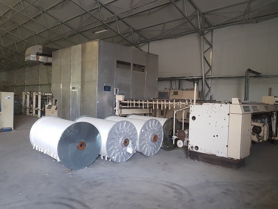 Sucker Muller, SDR 40, 1988, Sizing Machine, Working Width 3200mm, 12 Cylinders