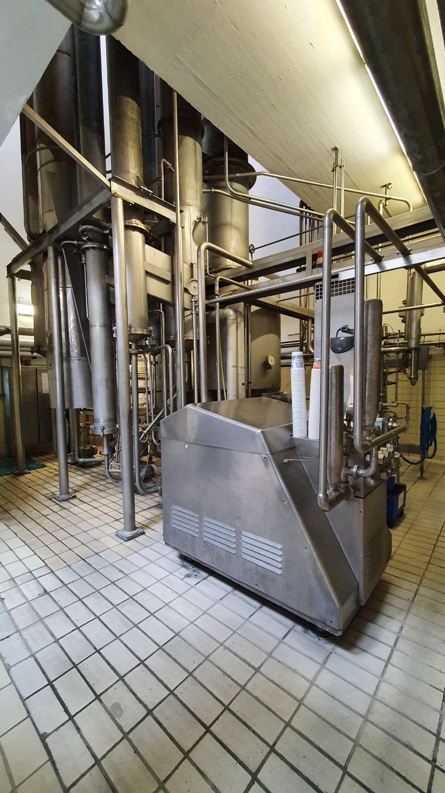 Wiegand, MVR, 1995, 5400 kg/h Water Evaporation, Mechanical Vapor Recompressing