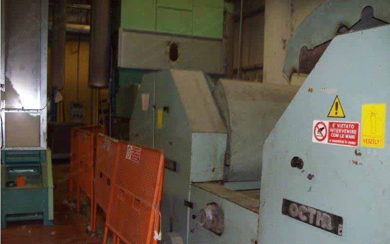 Octir Carding Machine, 1981, 2500mm, 1 Doffer, 1000x1200mm Exit Can
