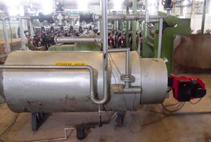 Arioli, 1995, Steaming Machine and Apparatus, Width 2200mm, Capacity 120m, Thermo Oil Heating
