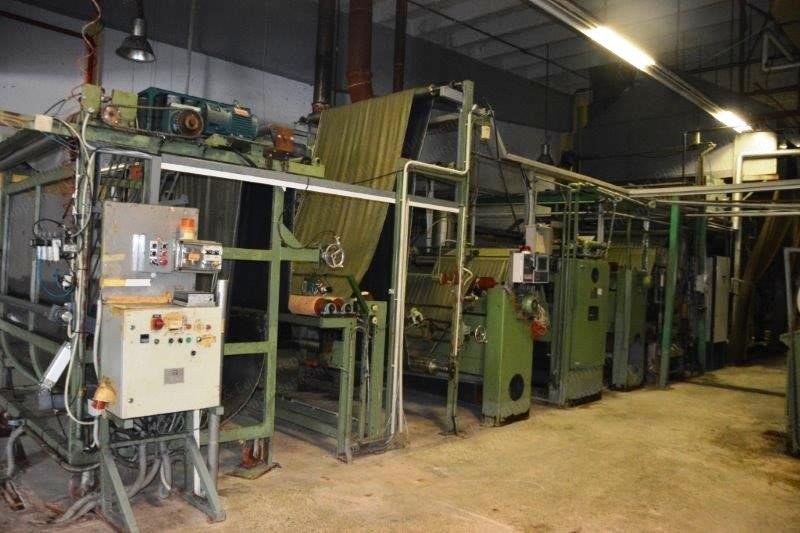 Osthoff Singeing Machine, 2 Gas Burners