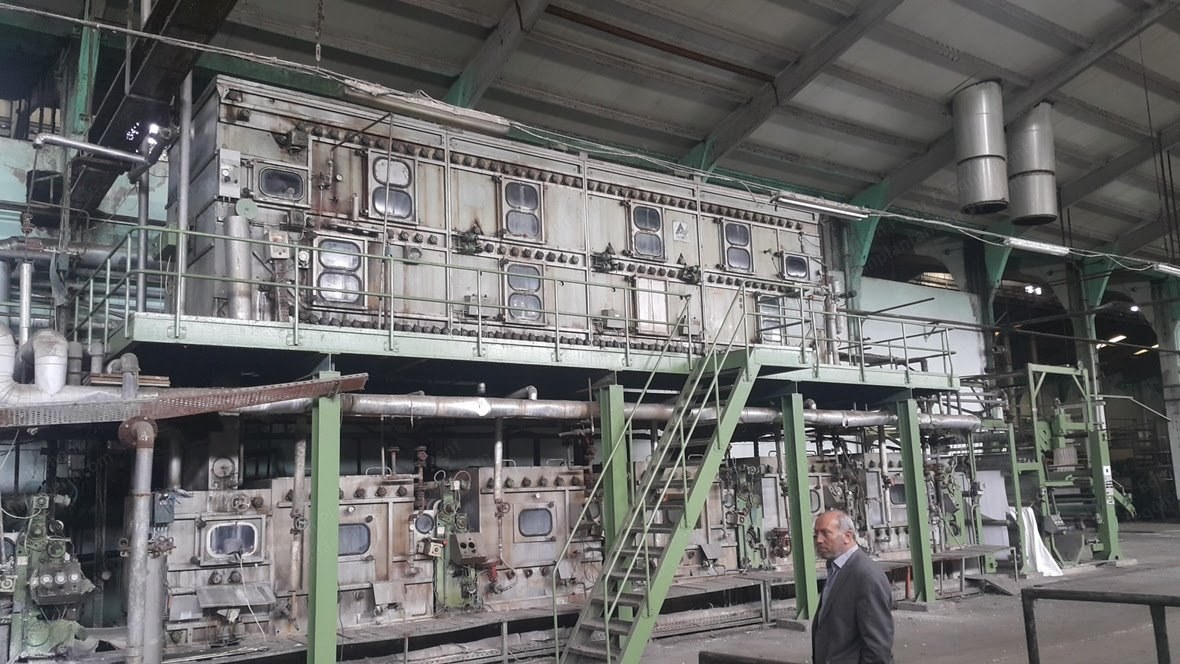 Babcock Bleaching Range, 1990, 1850mm Working Width, 9 Chambers