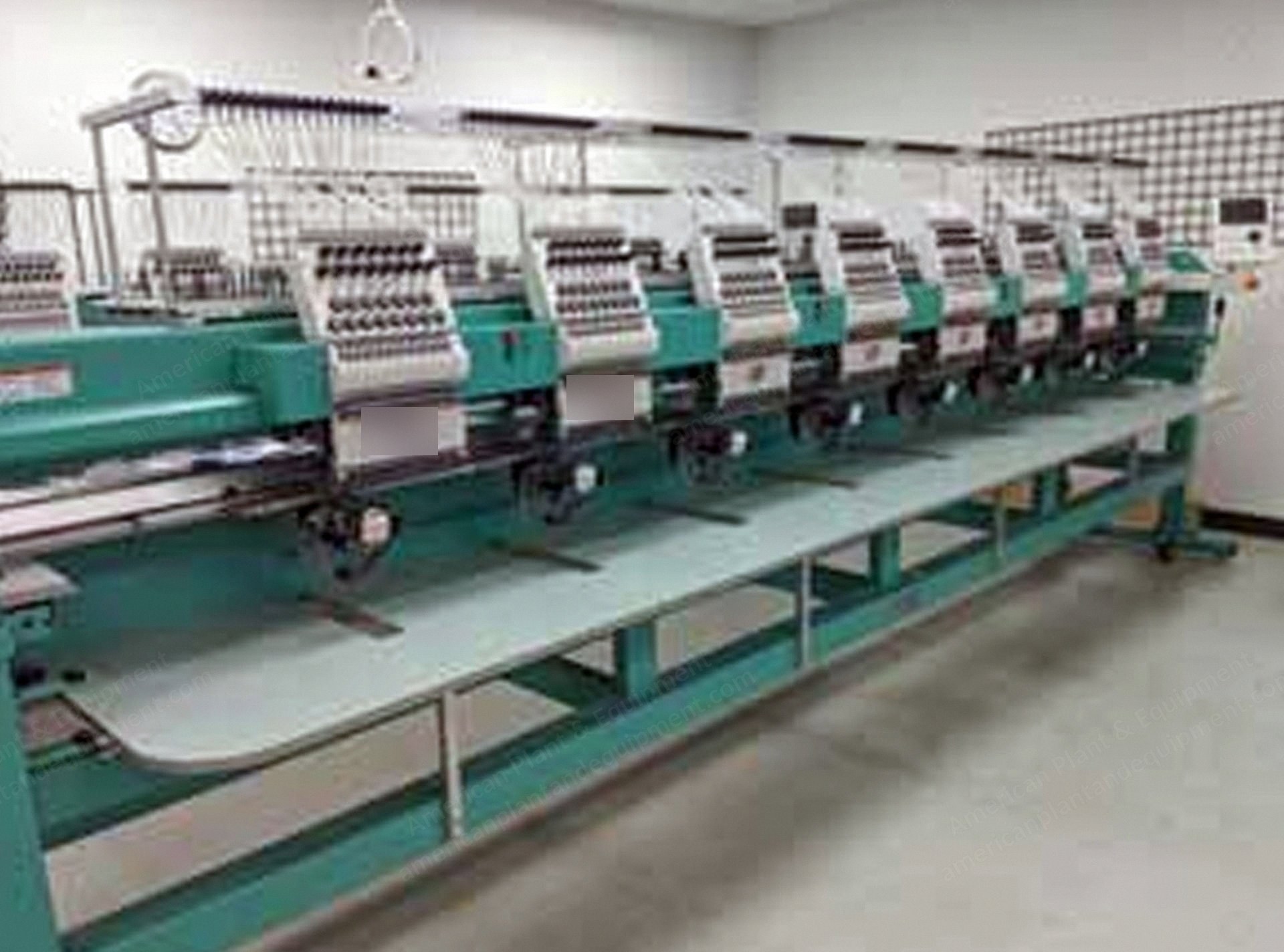 Tajima, TFMX-IIC1508, 2013, 8-head embroidery machine, 15 needles, 17x16 inch sewing field
