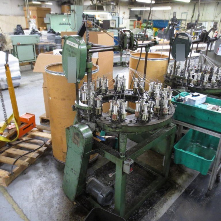 NEB, #2, 24 Carriers, 44 Wire Bobbins, Motorized Braider