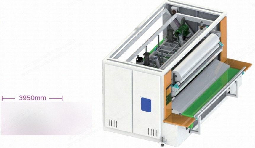NovaStar, MP213, Auto Mattress Roll Packing Machine, Max Mattress Size 2200x2100mm, Exit Diameter 200-550mm, 13kW