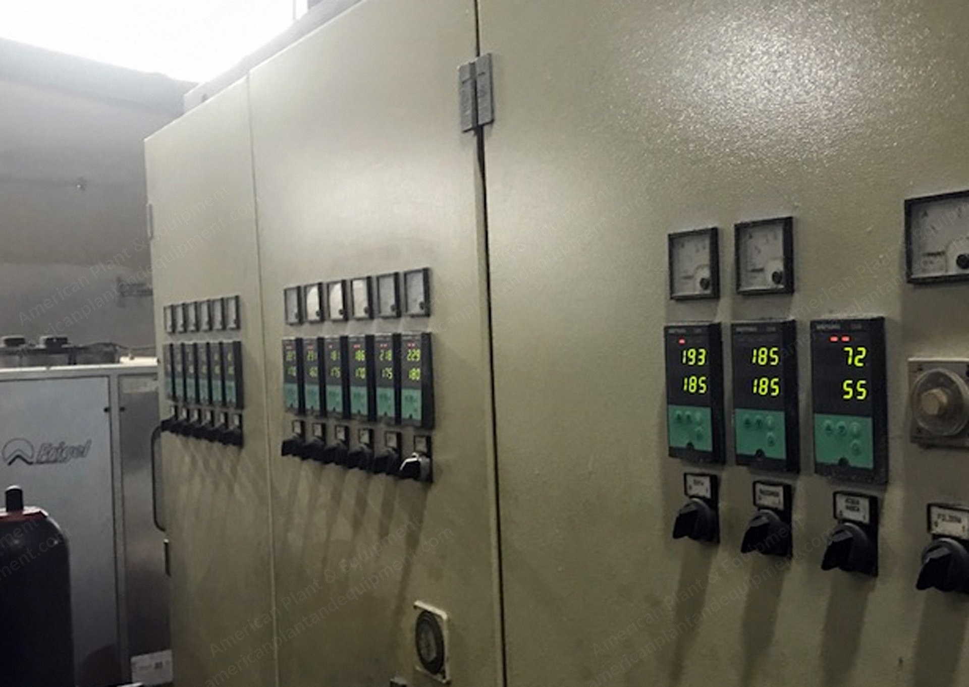 Tecnova, E130FTTC, 2010, 130mm Screw, 37 L/D, 225 kW, 450-580 kg/hr Capacity